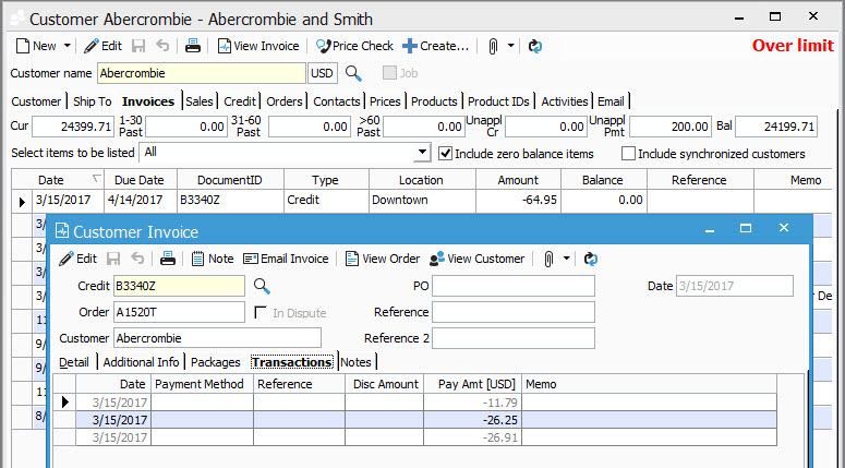 apply a credit memo to an invoice in quickbooks for mac