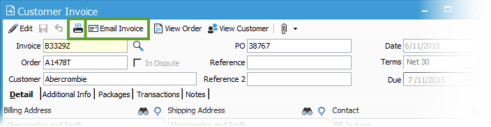 Print-Invoice-From-Customer-Invoice-Window