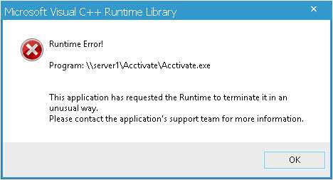 Ошибка дискорд runtime error