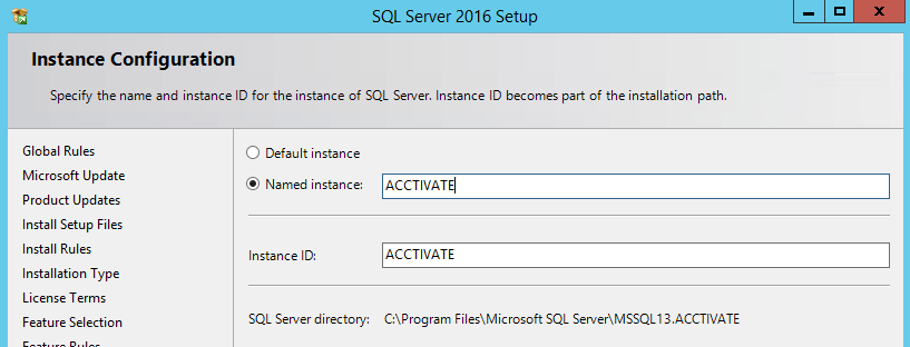 SQLNamedInstance