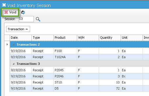 voidinventorytransaction