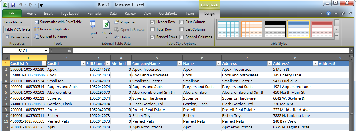 import table from pdf to excel