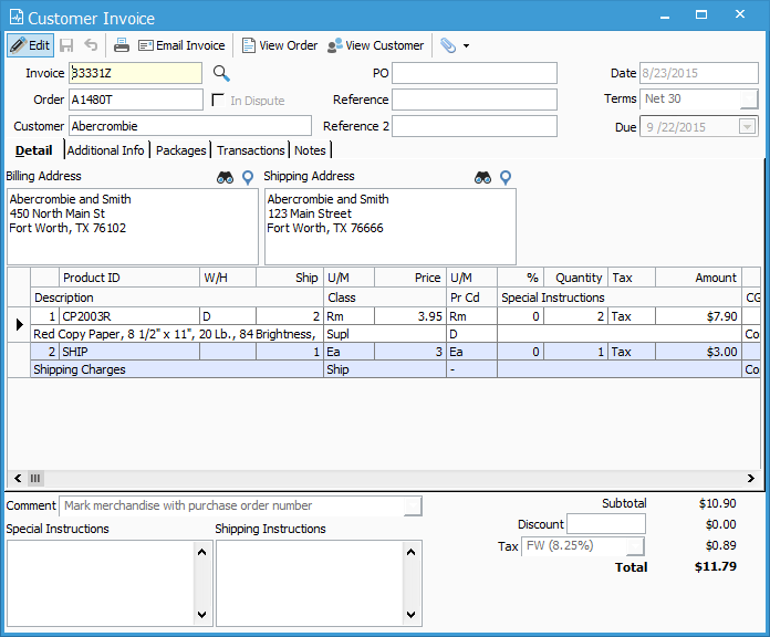 invoice to go customer support