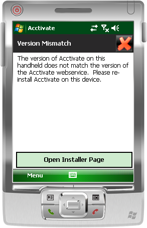 mismatch message mobile